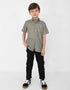 KIDS RADEN SHORT SLEEVE SHIRT (ALABASTER)